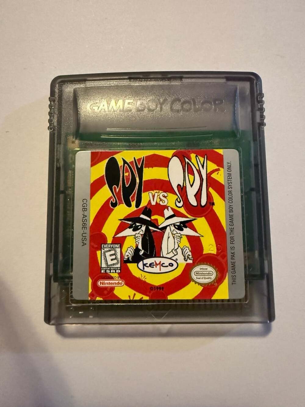 Nintendo Game Boy Color Spy vs. Spy Cartridge